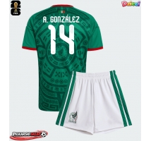 Meksyk Armando Gonzalez #14 Koszulka Podstawowa dzieci MŚ 2026 Krótki Rękaw (+ krótkie spodenki)